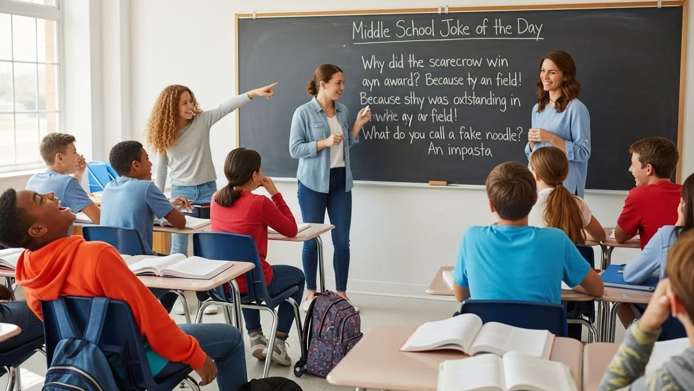 Middle School Joke of the Day One Liners