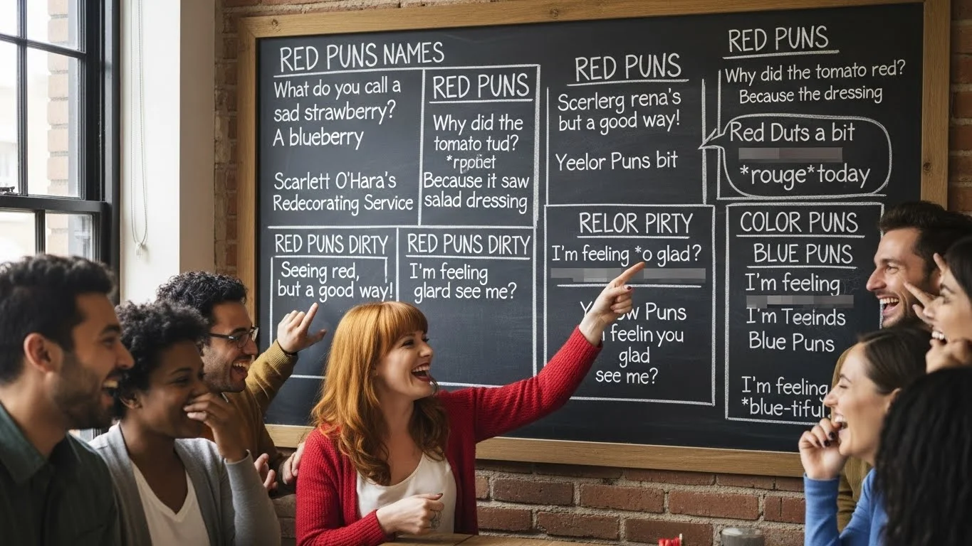 Red Puns One-Liners