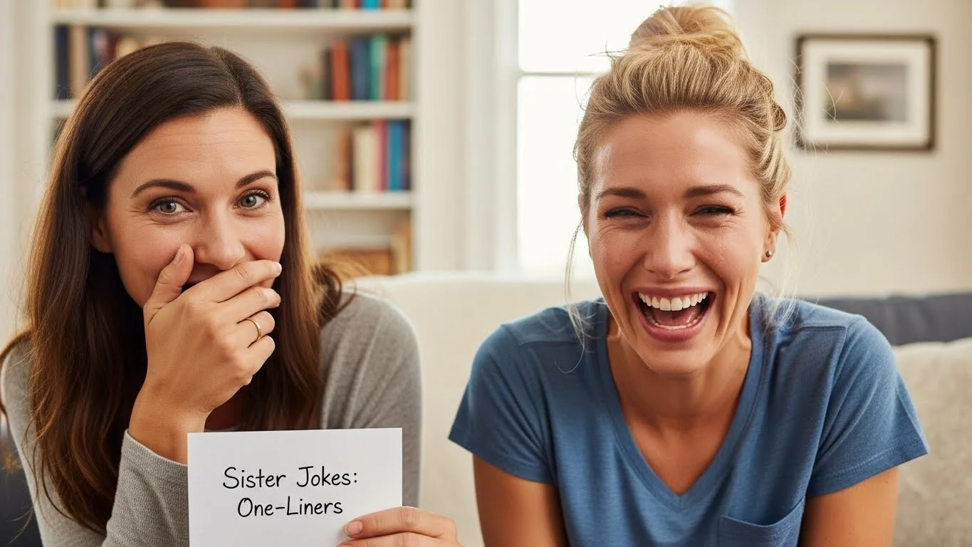 Sister Jokes One-Liners
