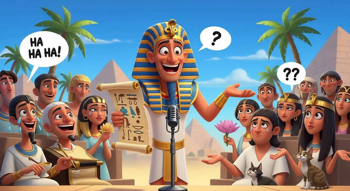 Smart Jokes with an Egyptian Twist