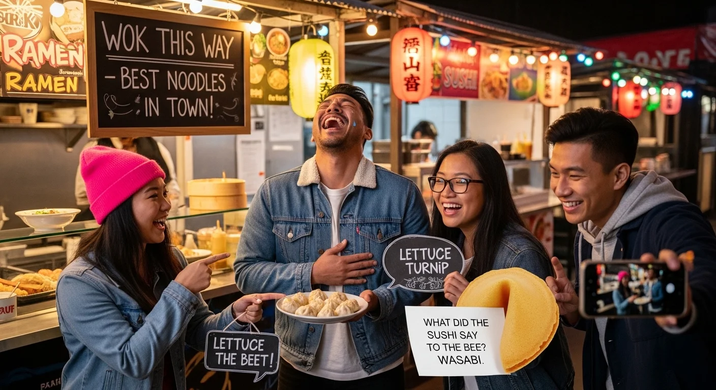 Asian Food Puns – One Liners