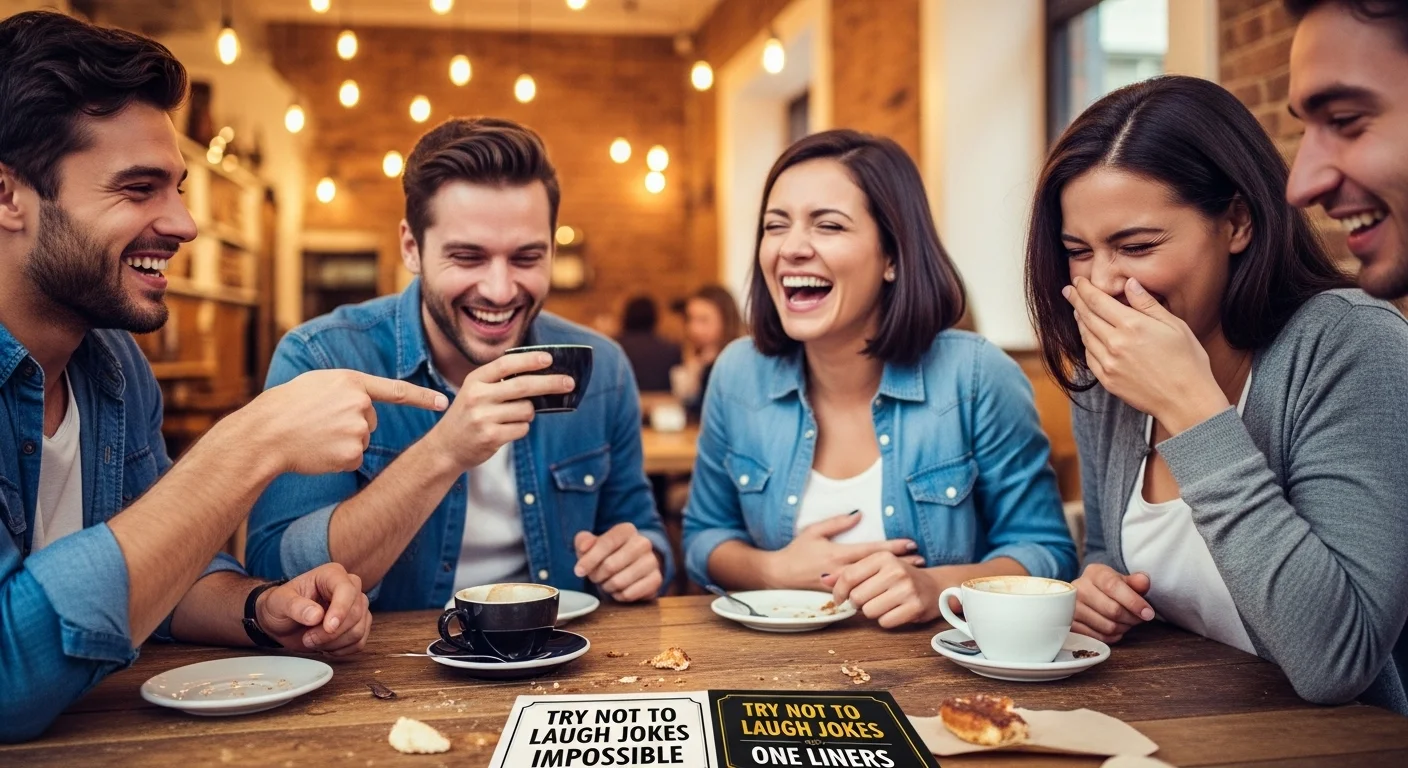 Laughter leaks from the future