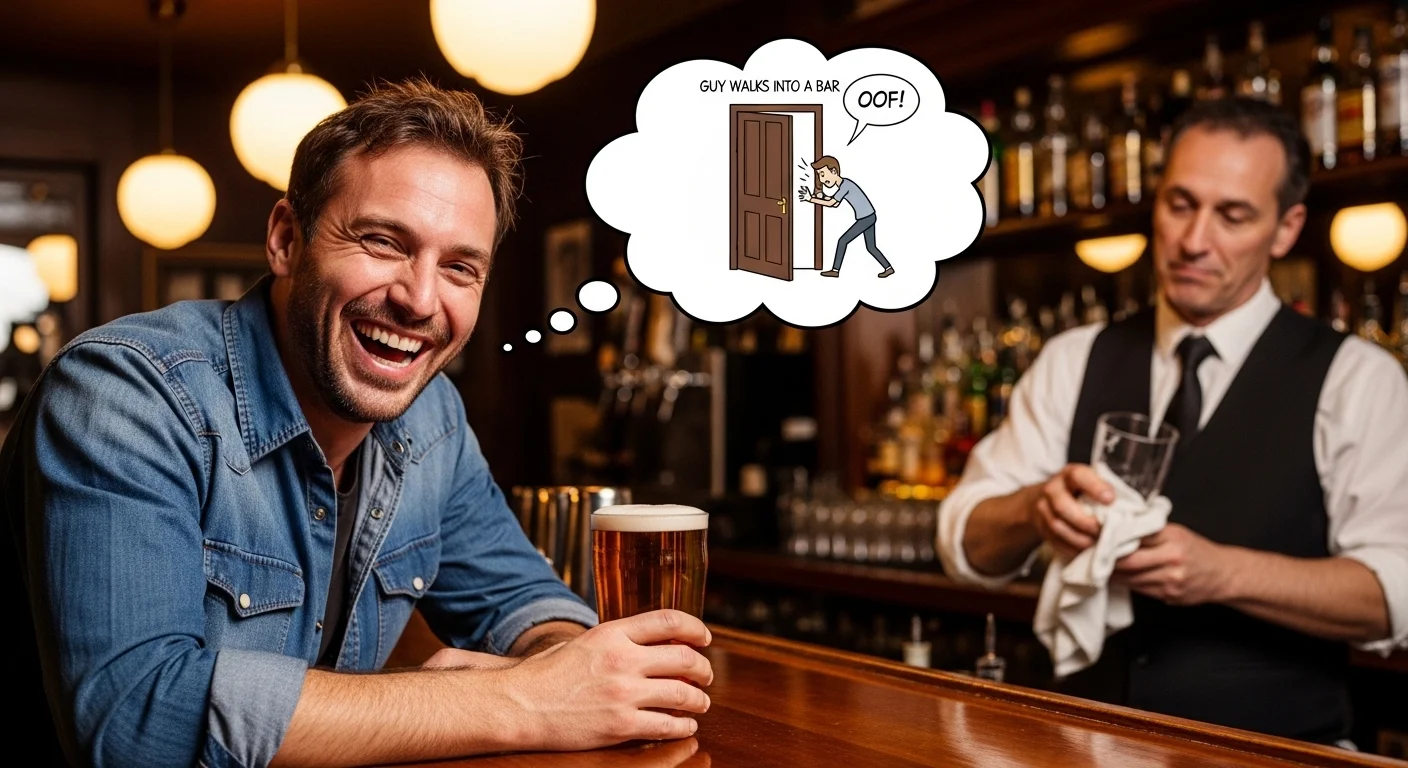 A Man Walks Into a Bar – Short Jokes