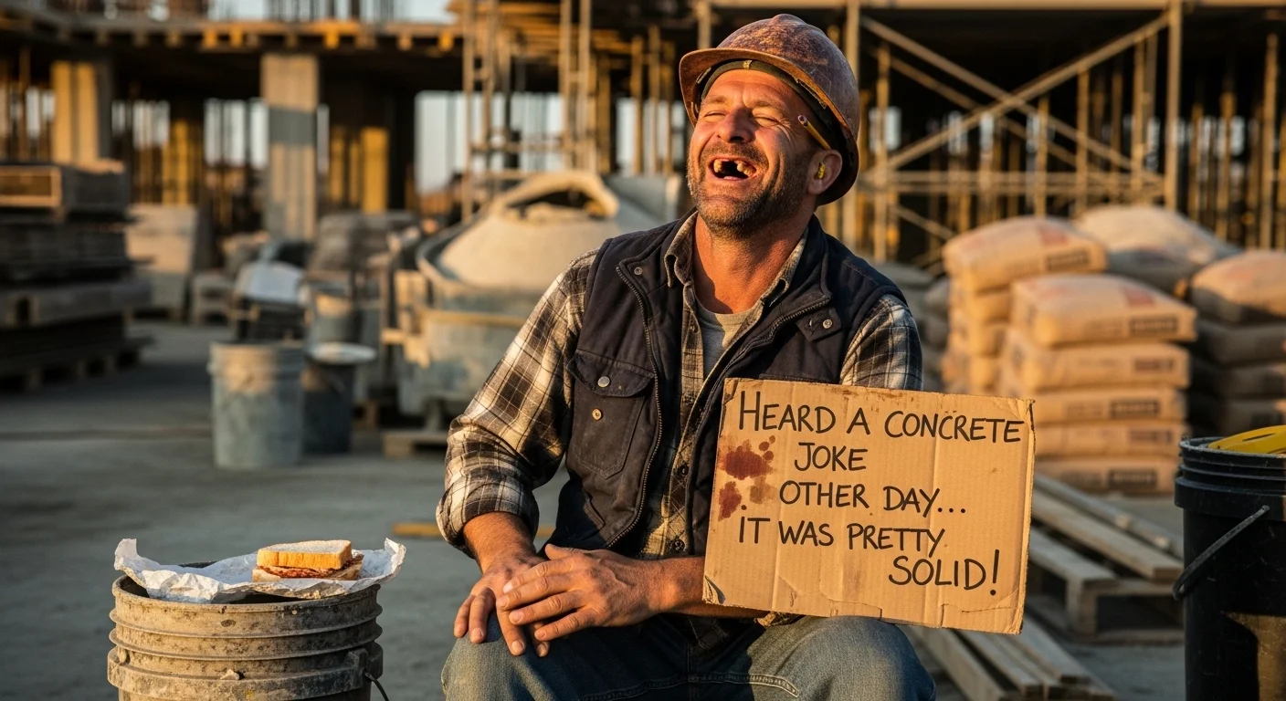 Concrete Jokes One Liners