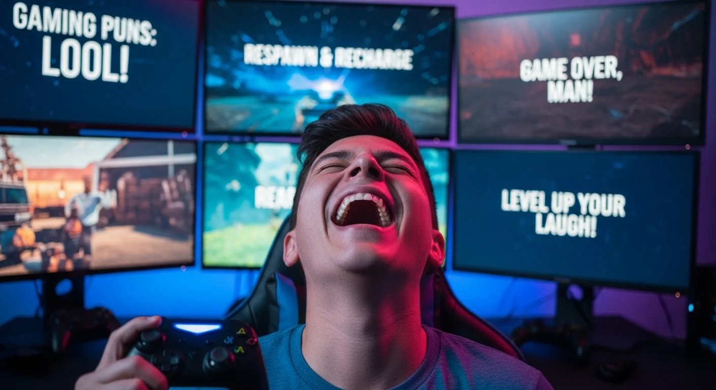 Gaming Puns Captions