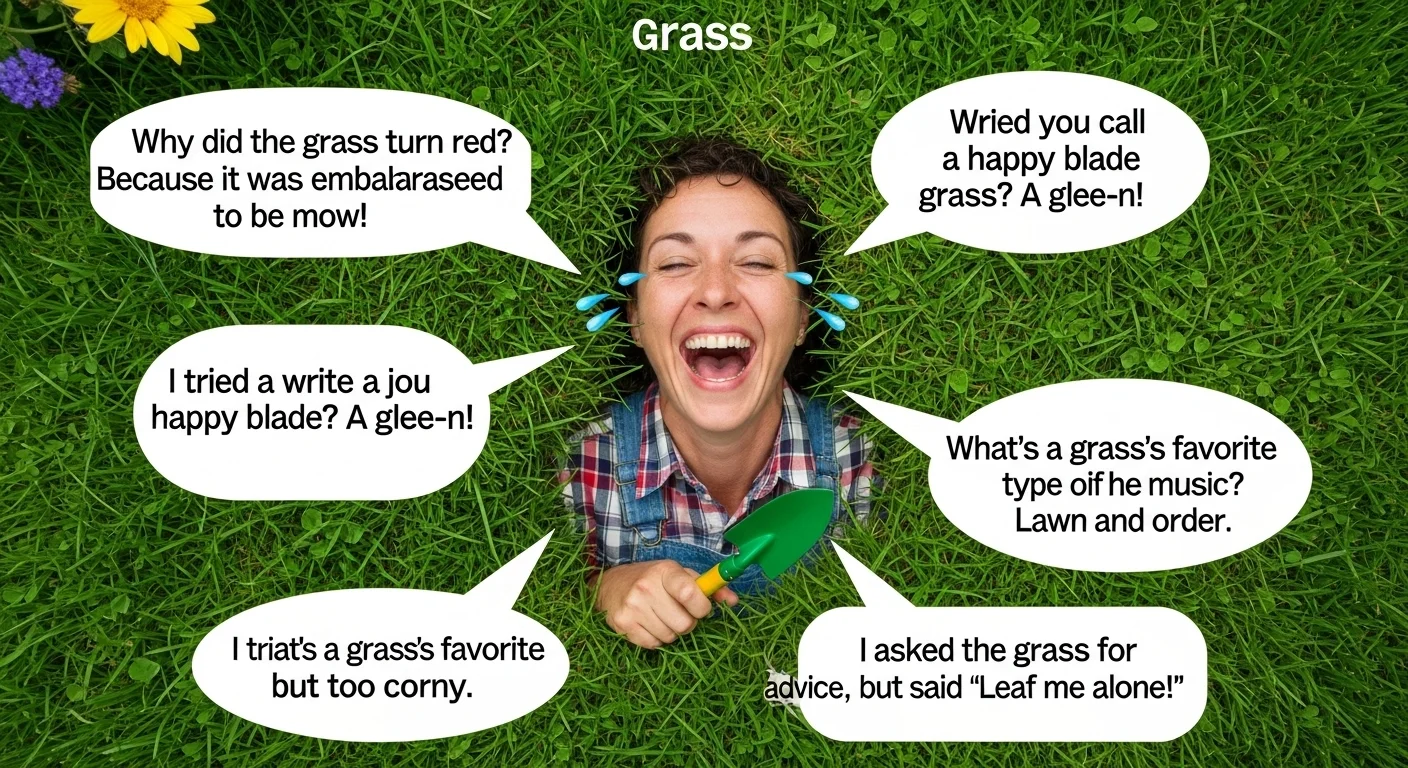Grass Jokes in English