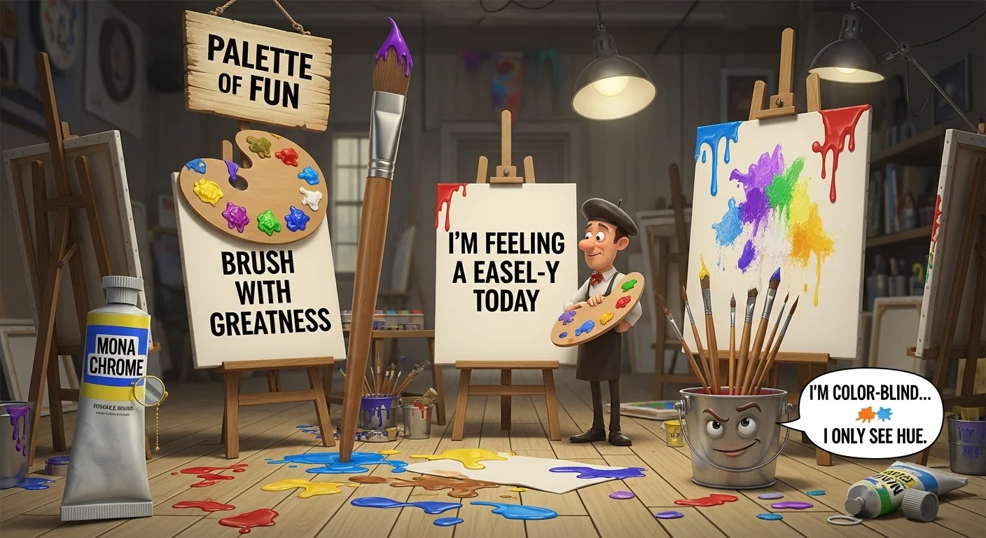 Painting Puns One Liners
