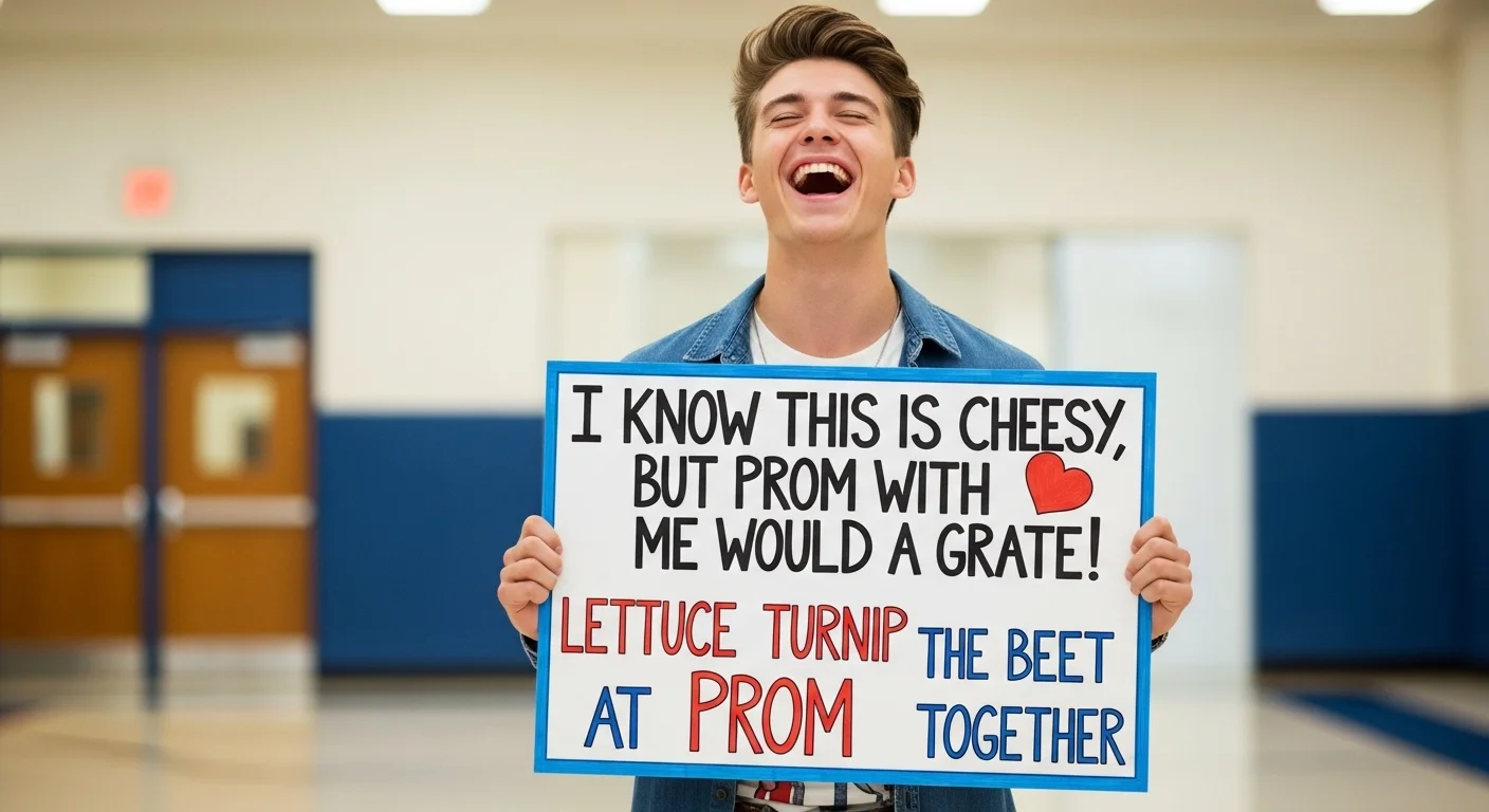 Retro Promposals Old-School Charm