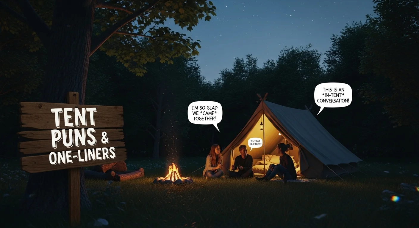Tent Puns One Liners