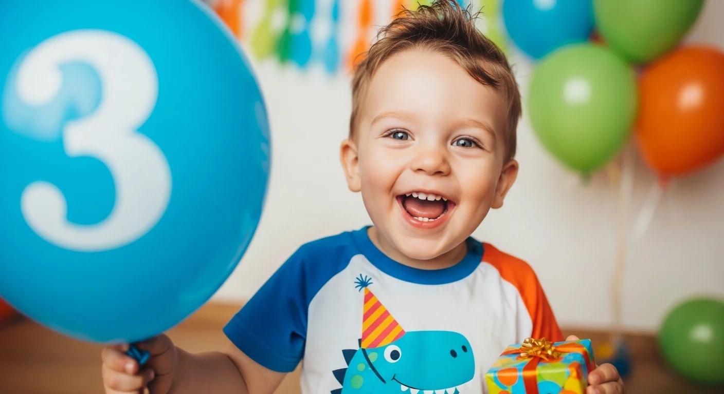 Third Birthday Puns for Boy
