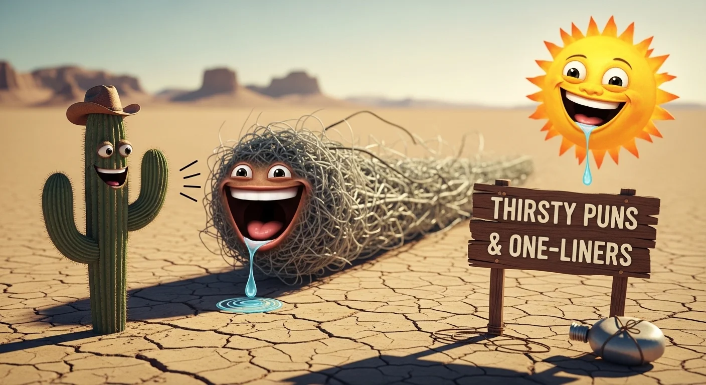 Thirsty Puns One Liners