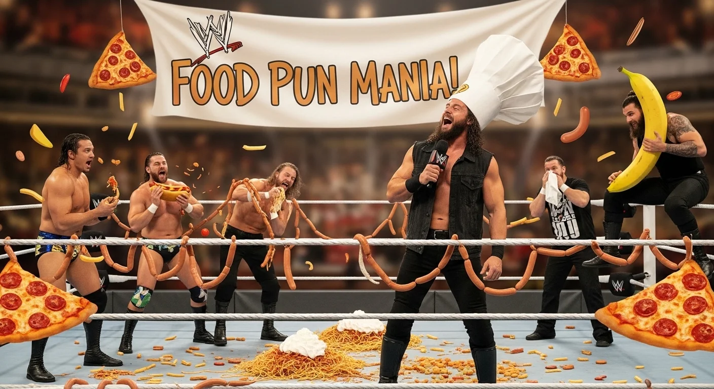 WWE Food Puns One Liners