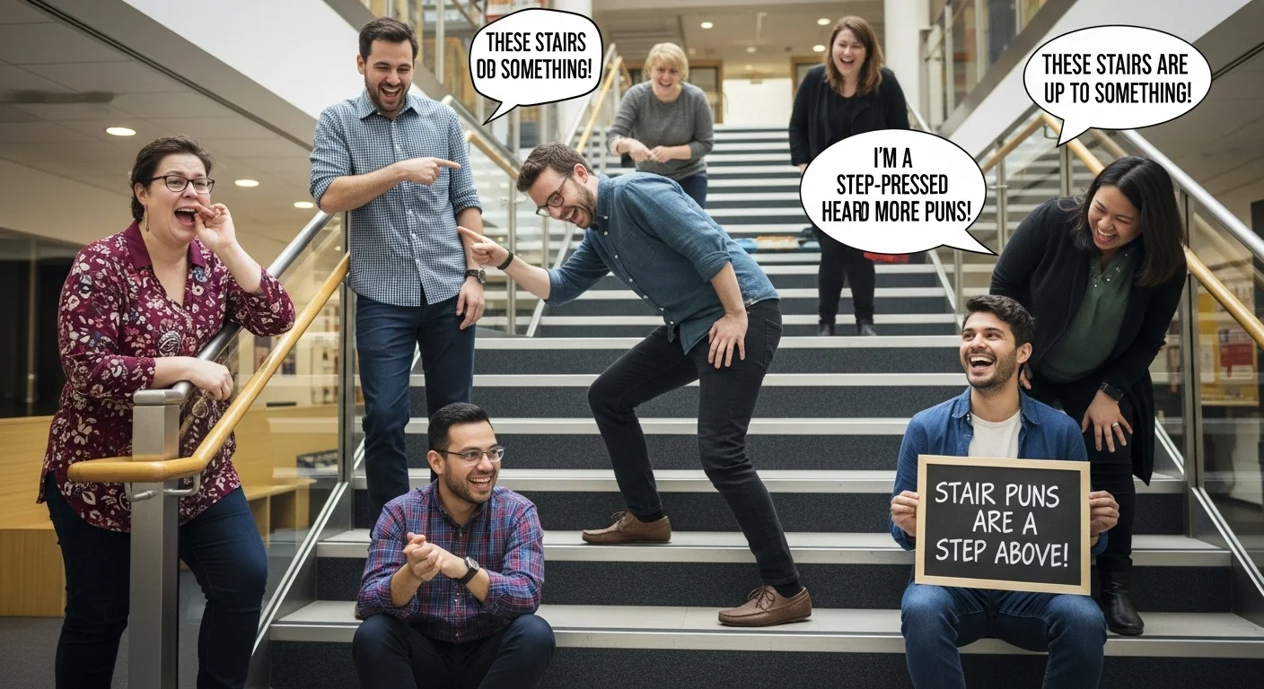 Wooden Stair Wordplay