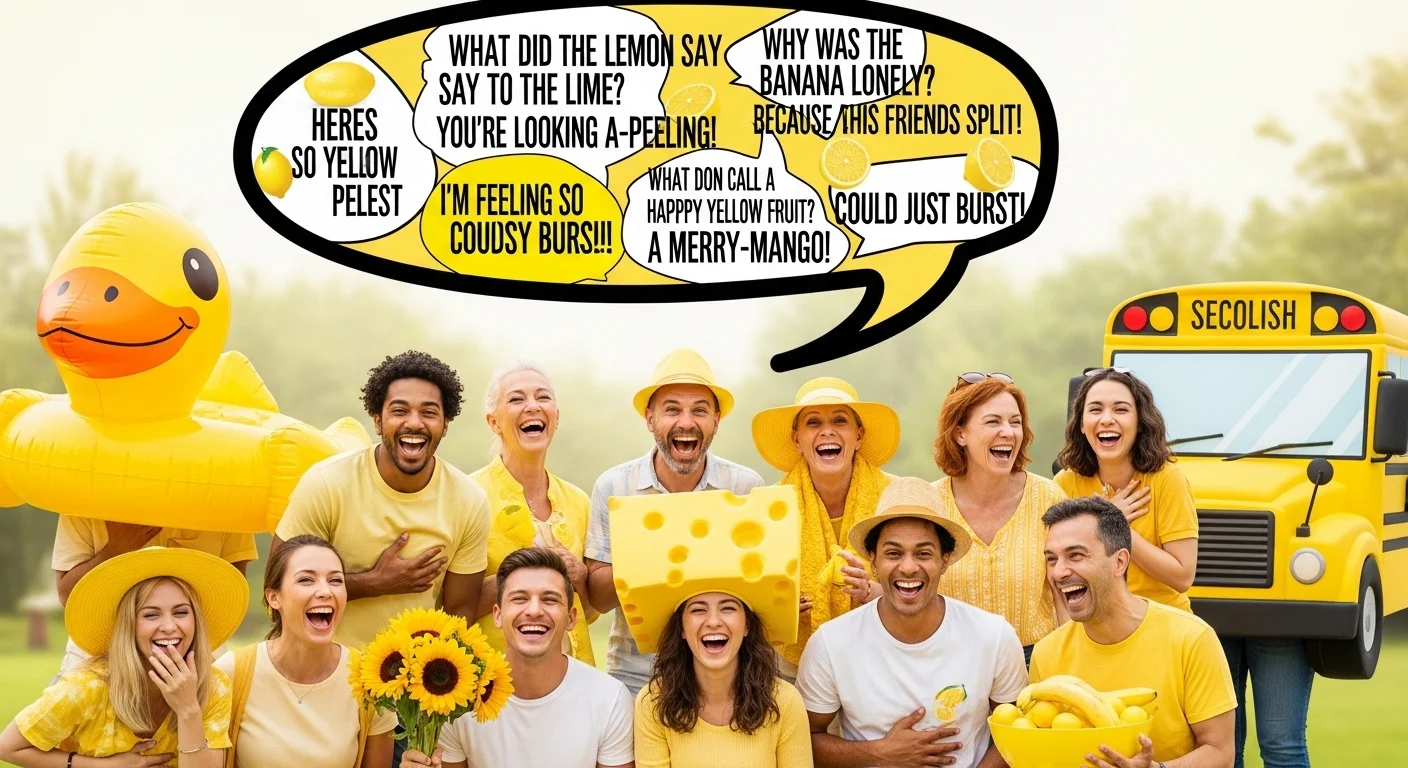 Yellow Puns One Liners