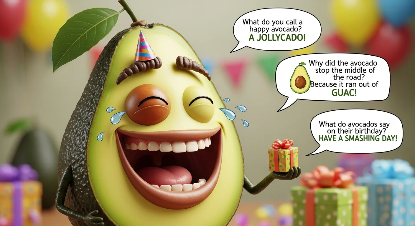 Avocado Jokes Birthday
