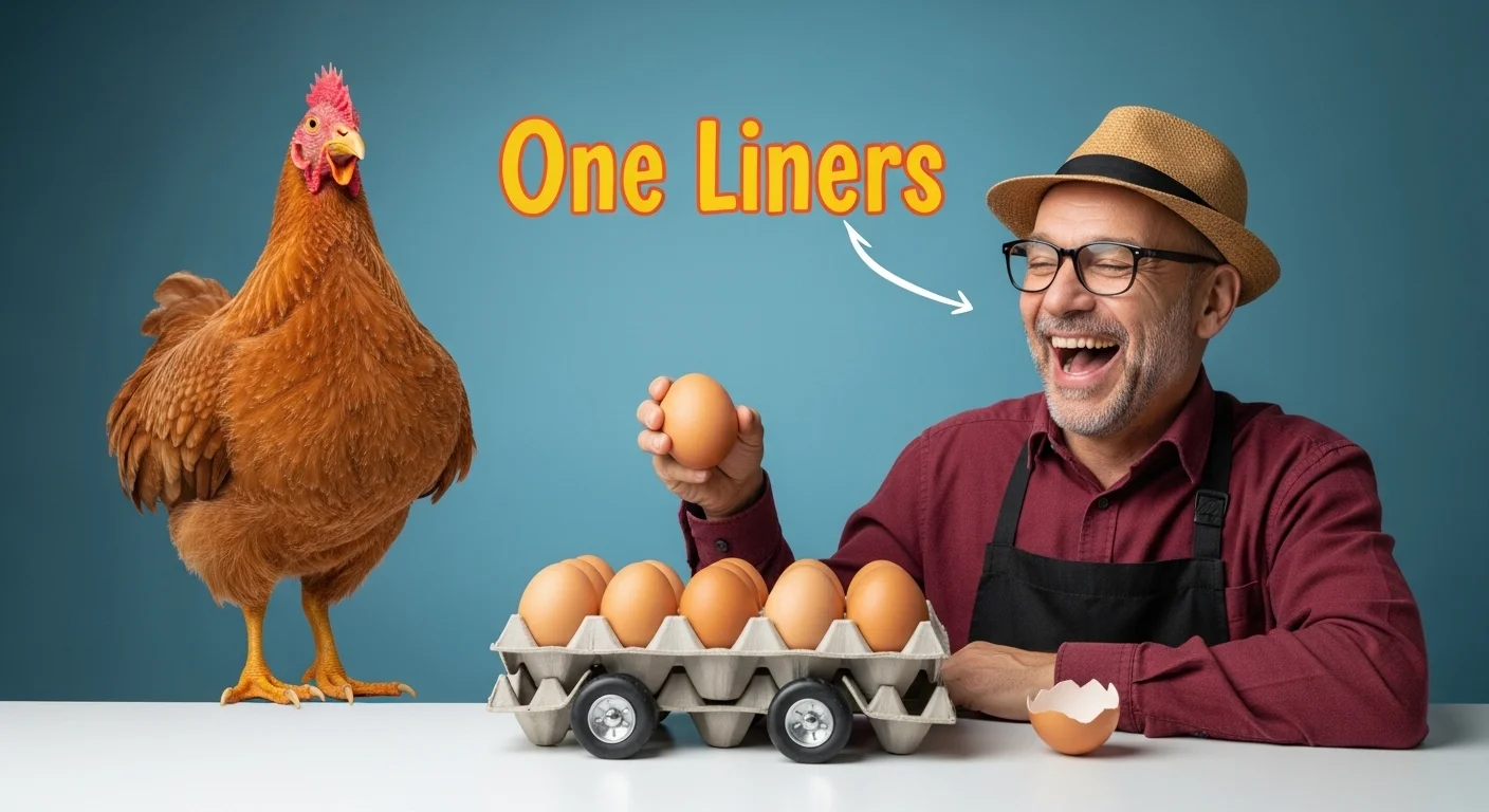 Chicken and egg jokes one liners