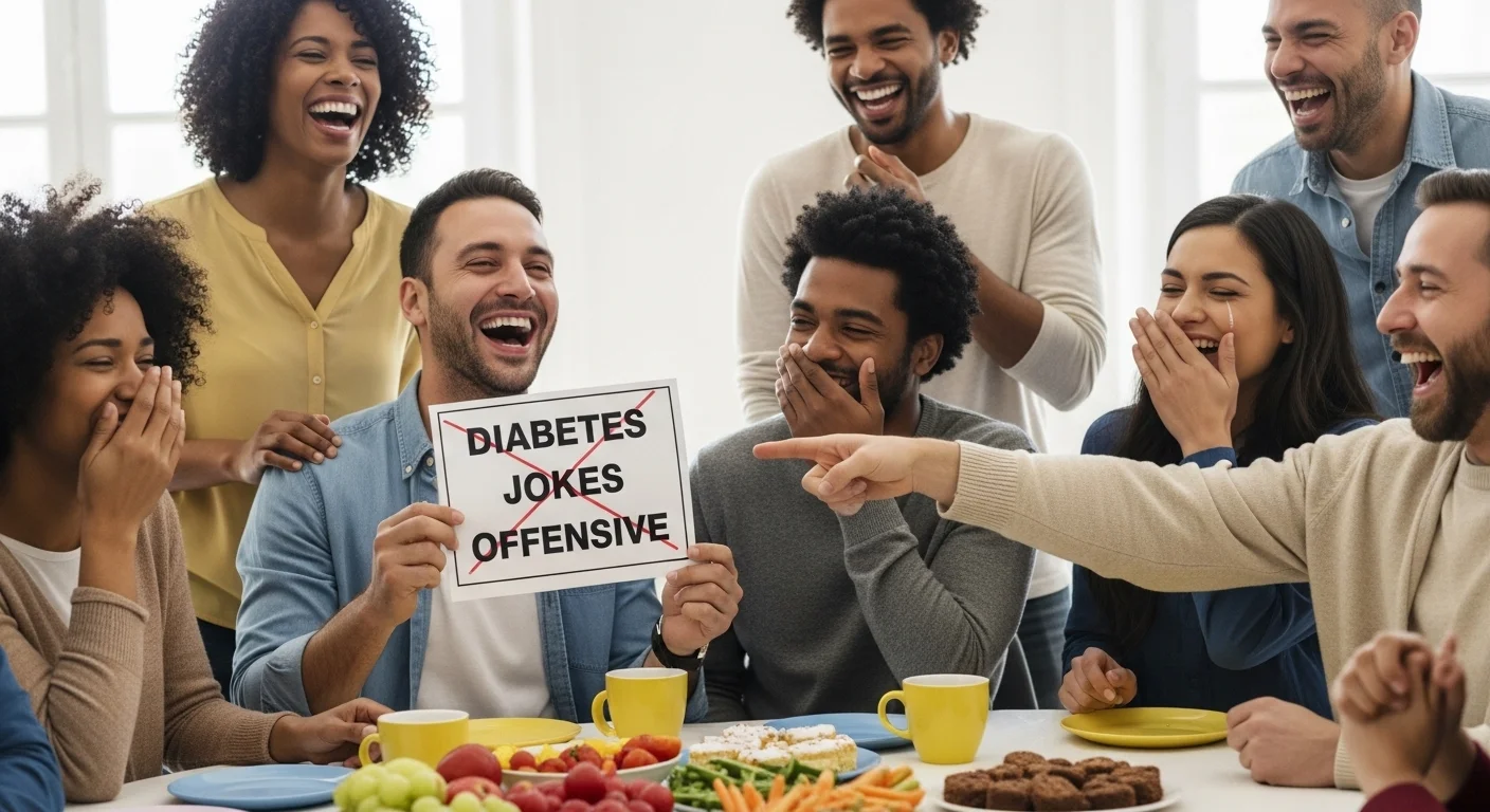 Diabetes jokes offensive