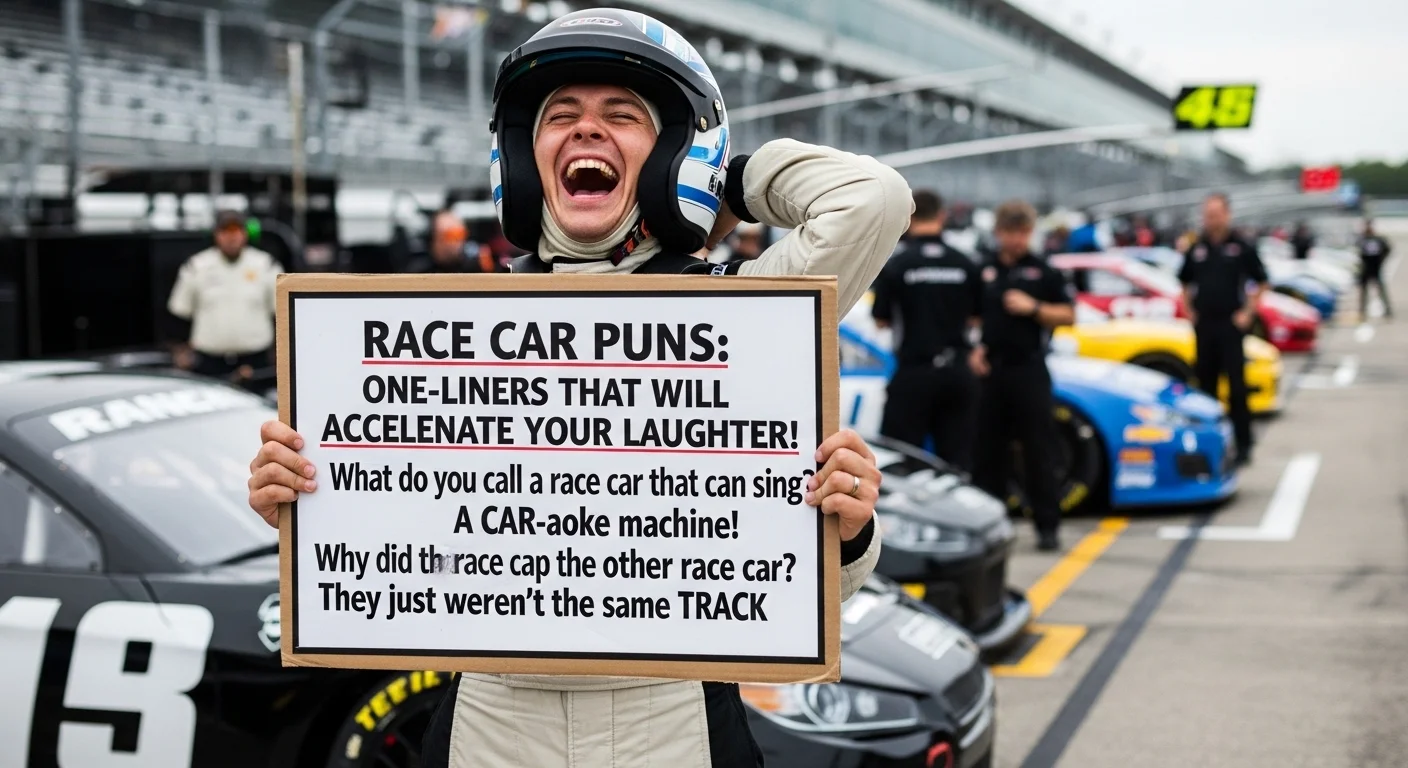 Race Car Puns One Liners