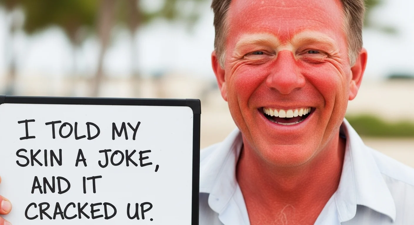 Sunburn Puns One Liners