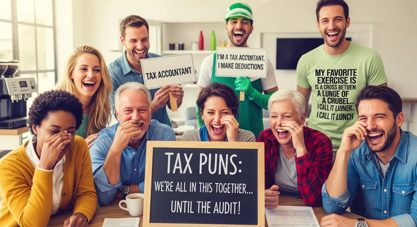 Tax Puns One Liners