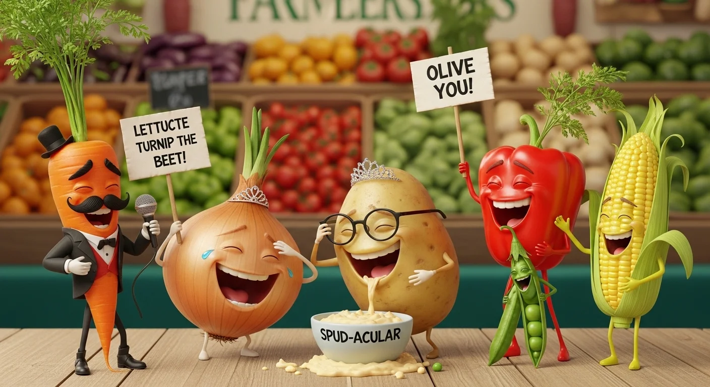 Vegetable Puns Love