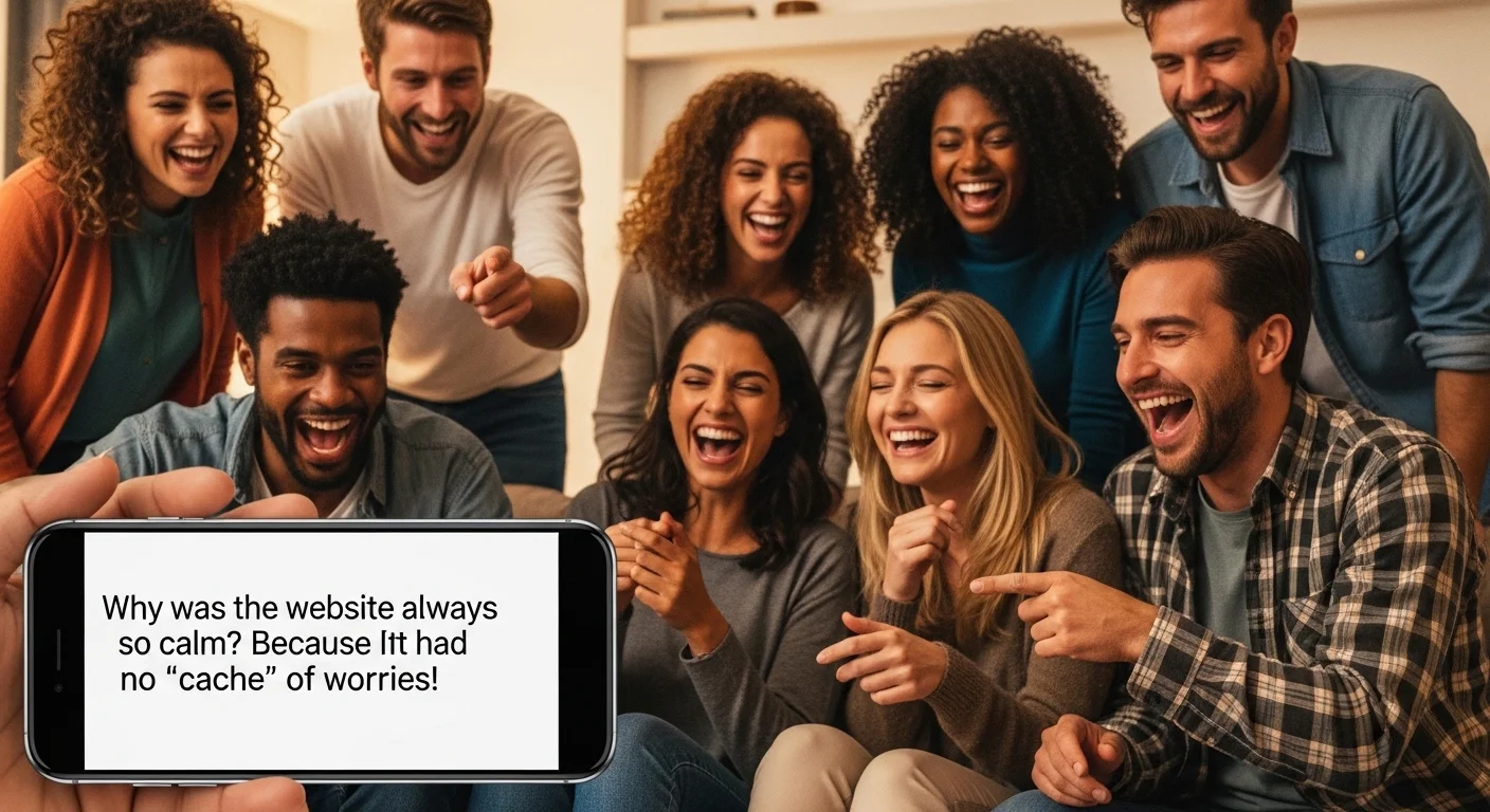 Website jokes in english