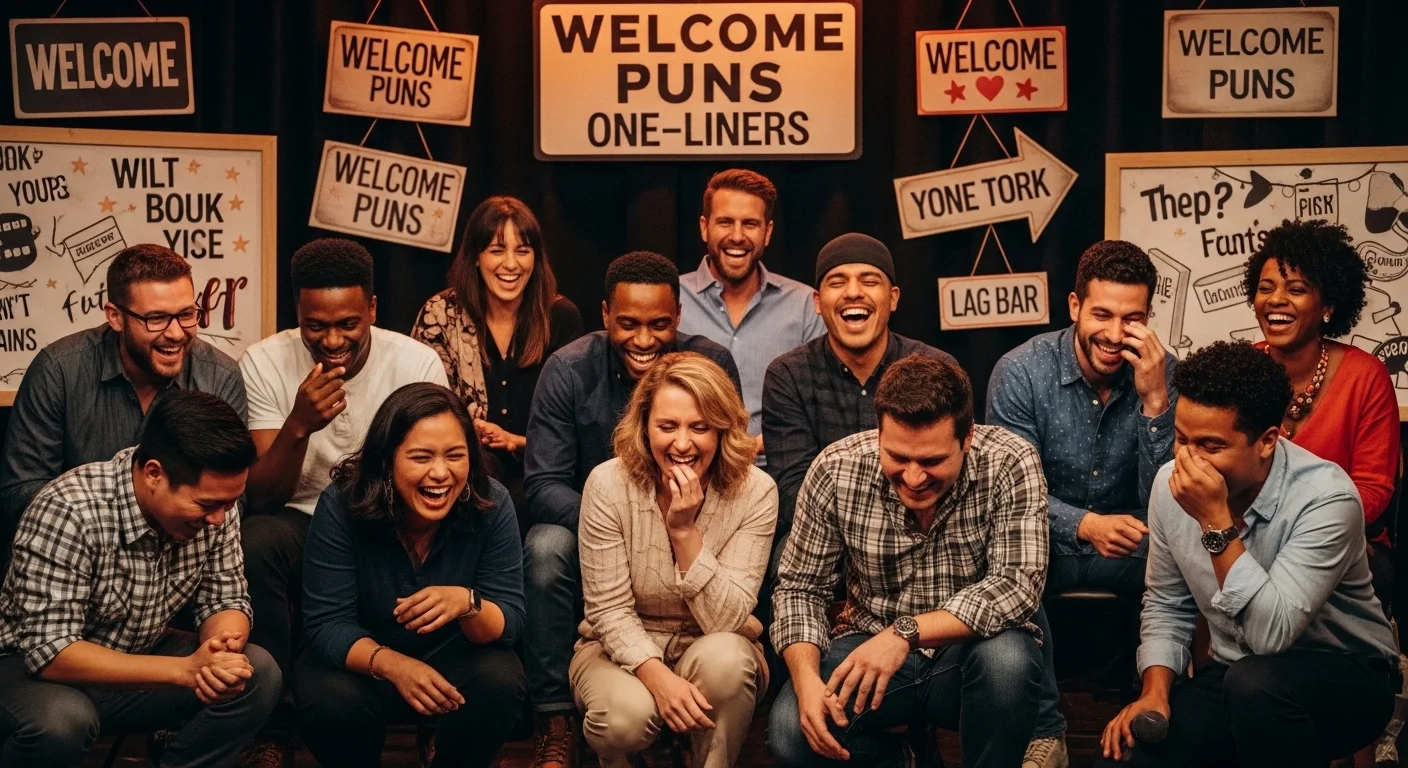 Welcome puns one liners
