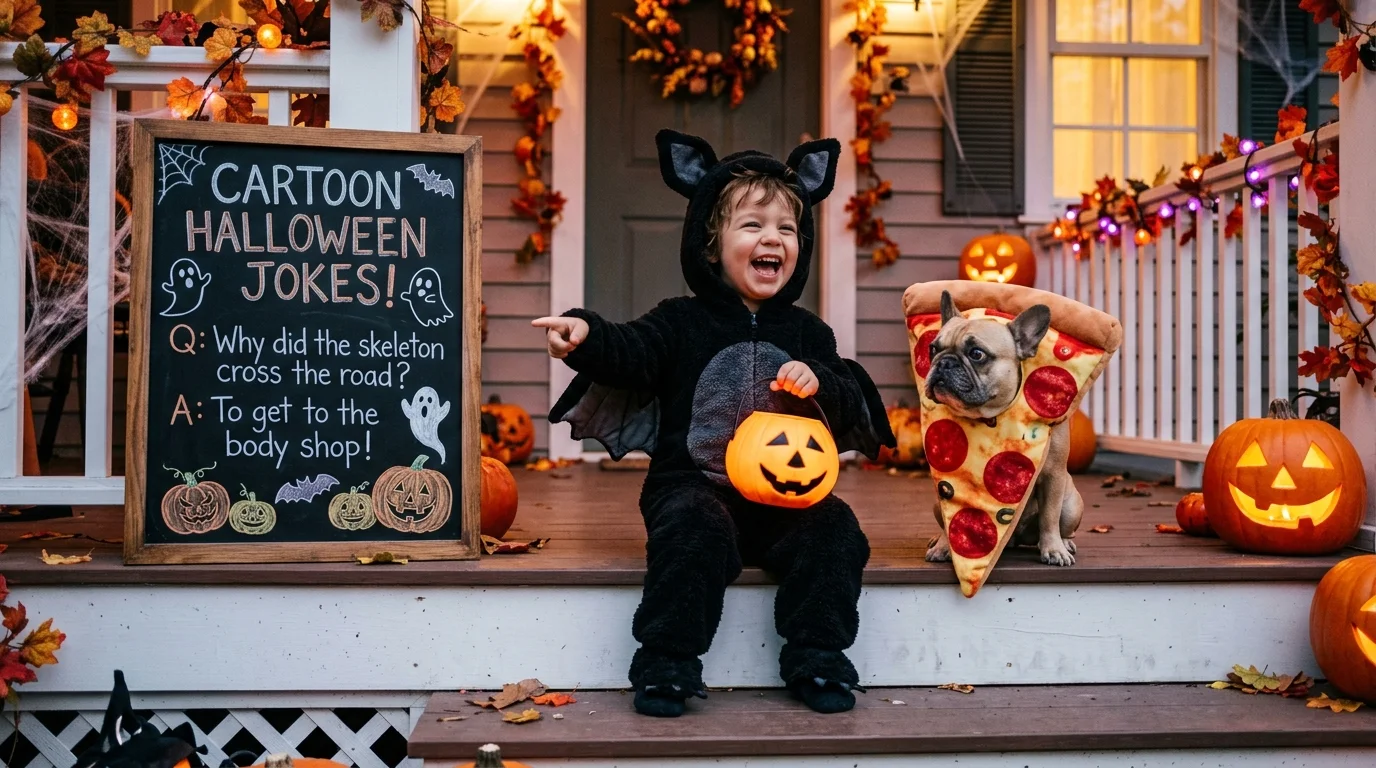 Cartoon Halloween Jokes One Liners