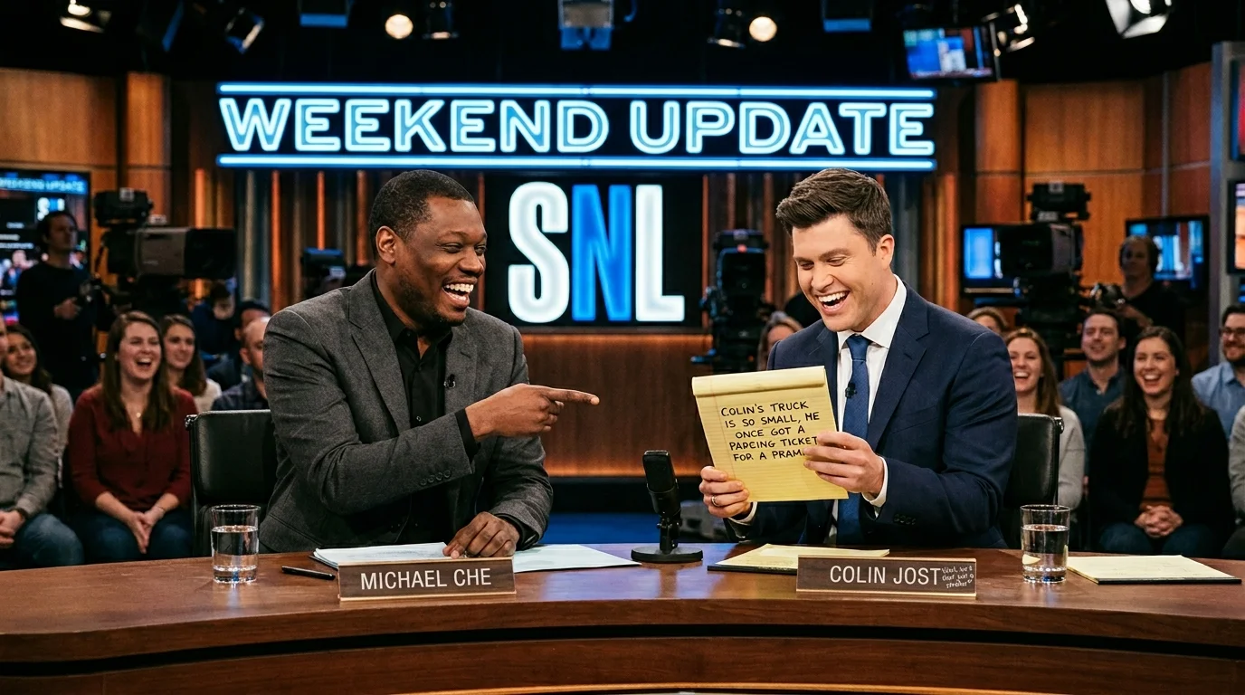 Colin Jost and Michael Che Friendship