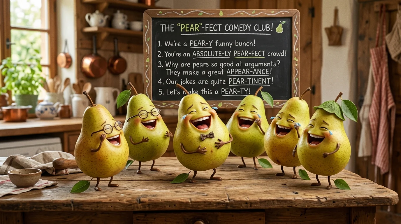 Pear Puns One Liners