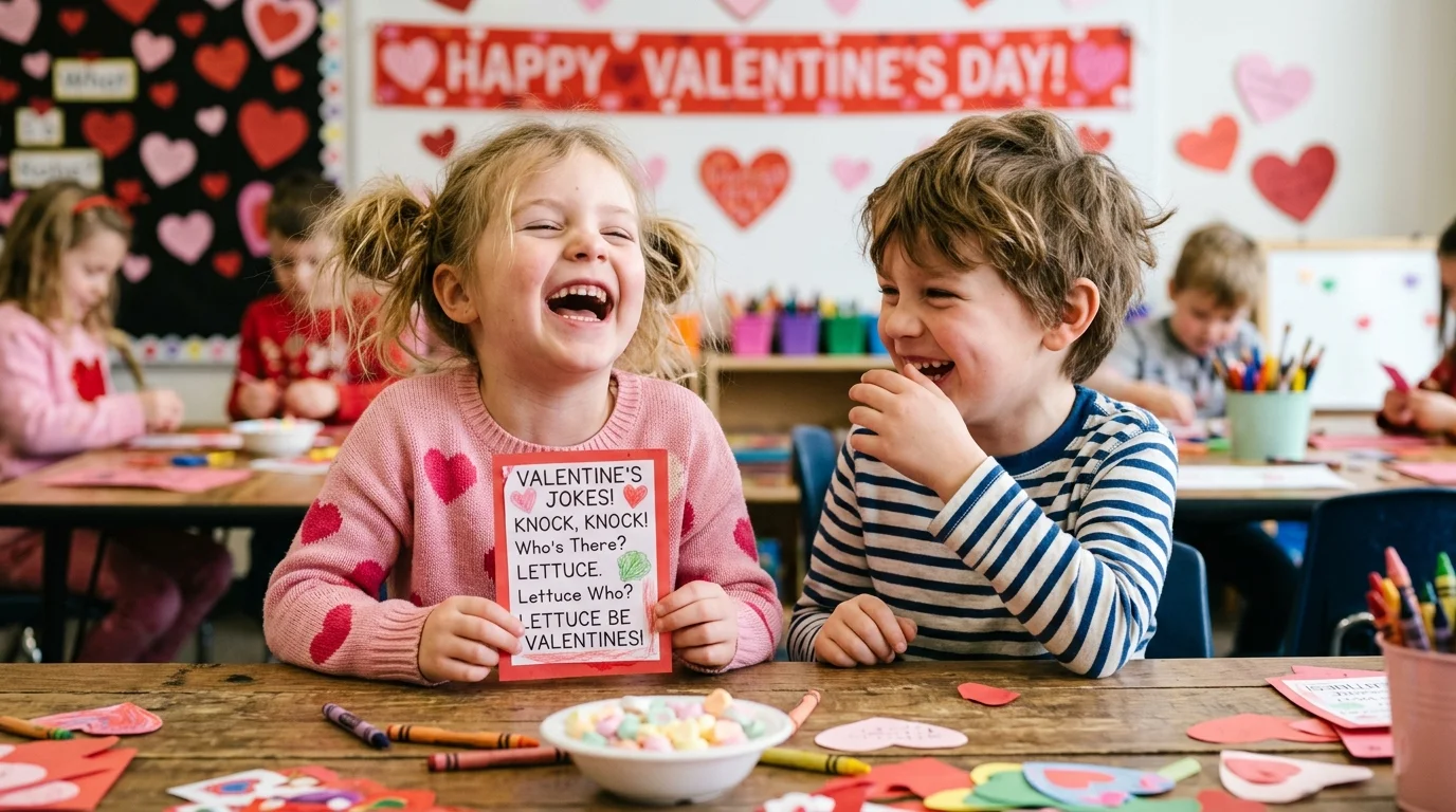 Short Valentine’s Day Jokes for Kids