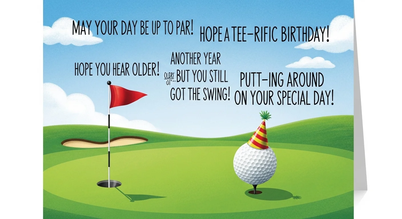 birthday golf puns
