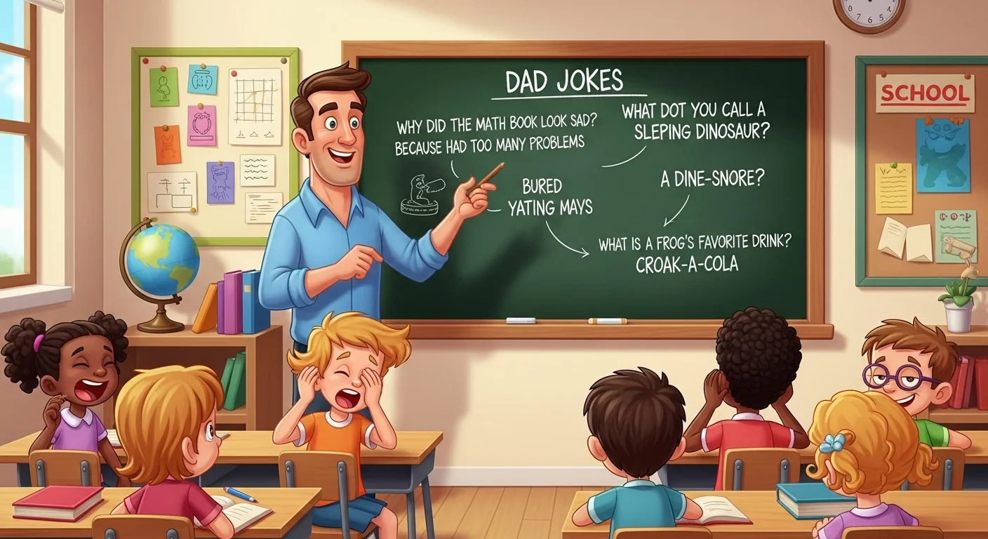 dad okes about school