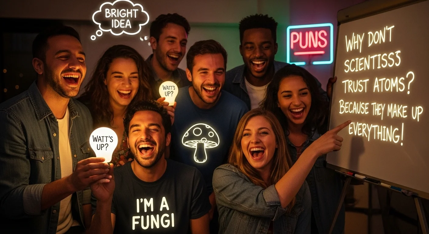 glowing puns