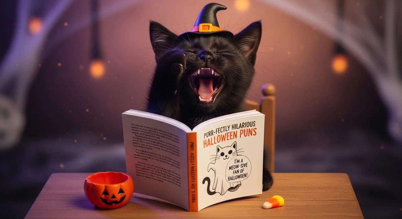 halloween cat puns