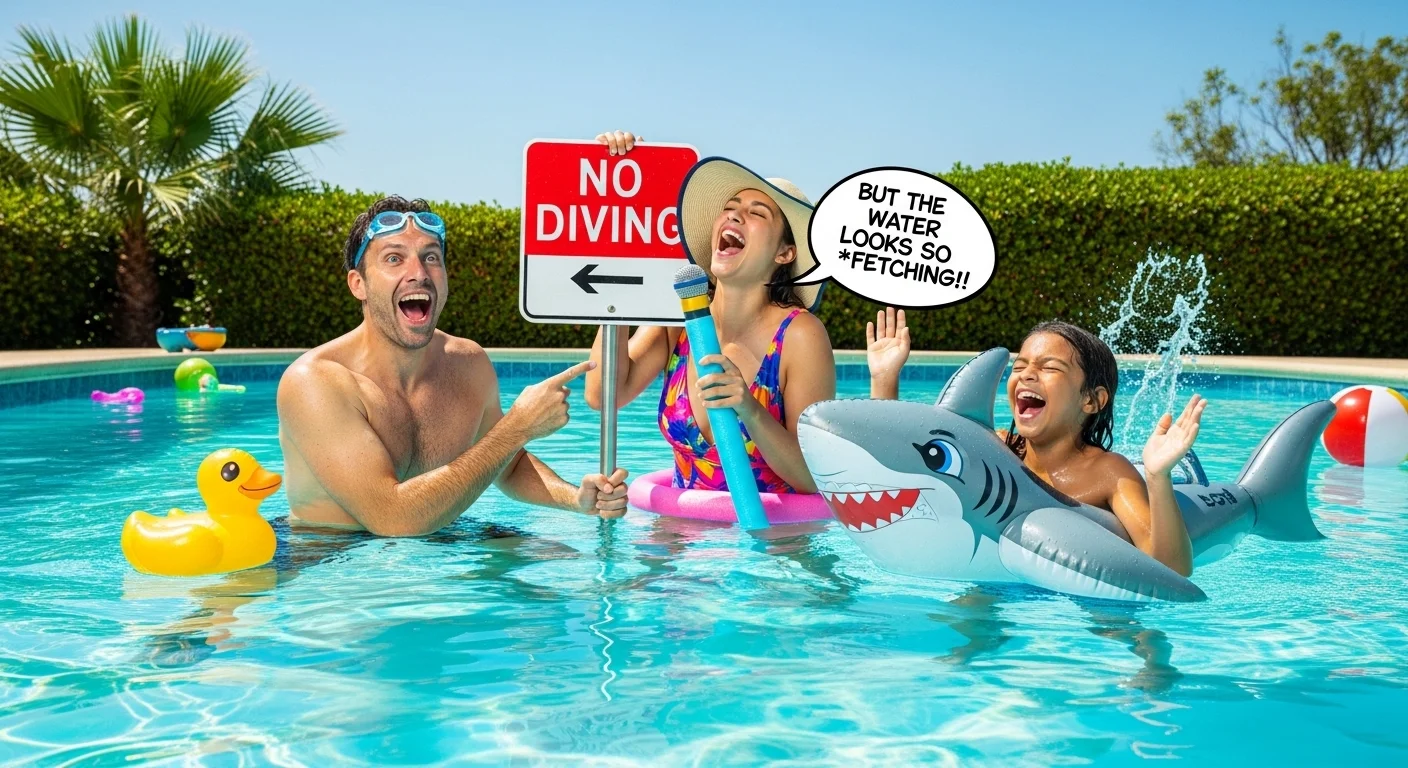 swimming pool puns