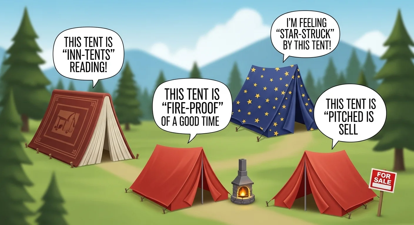 tent puns