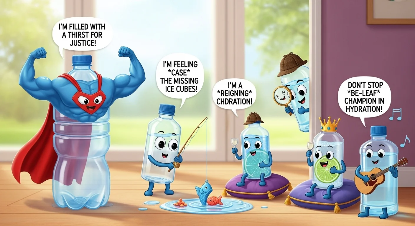 water bottle puns