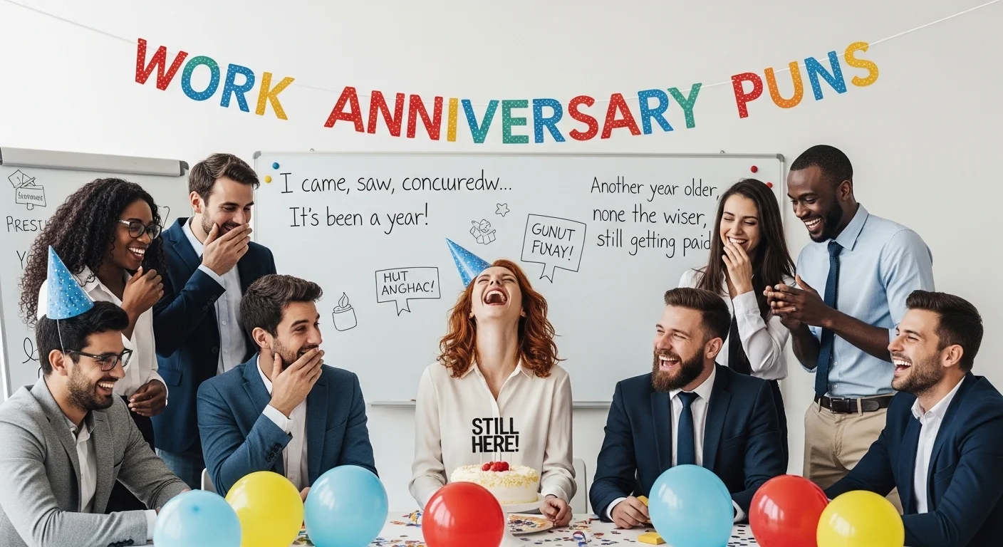 work anniversary puns