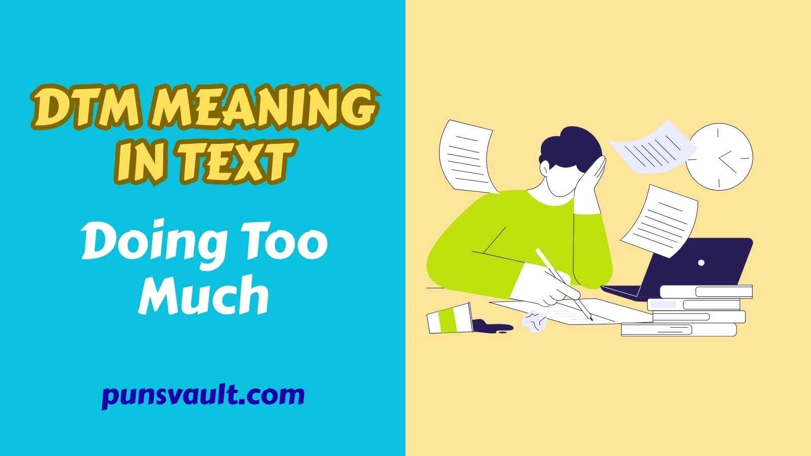 DTM Meaning in Text
