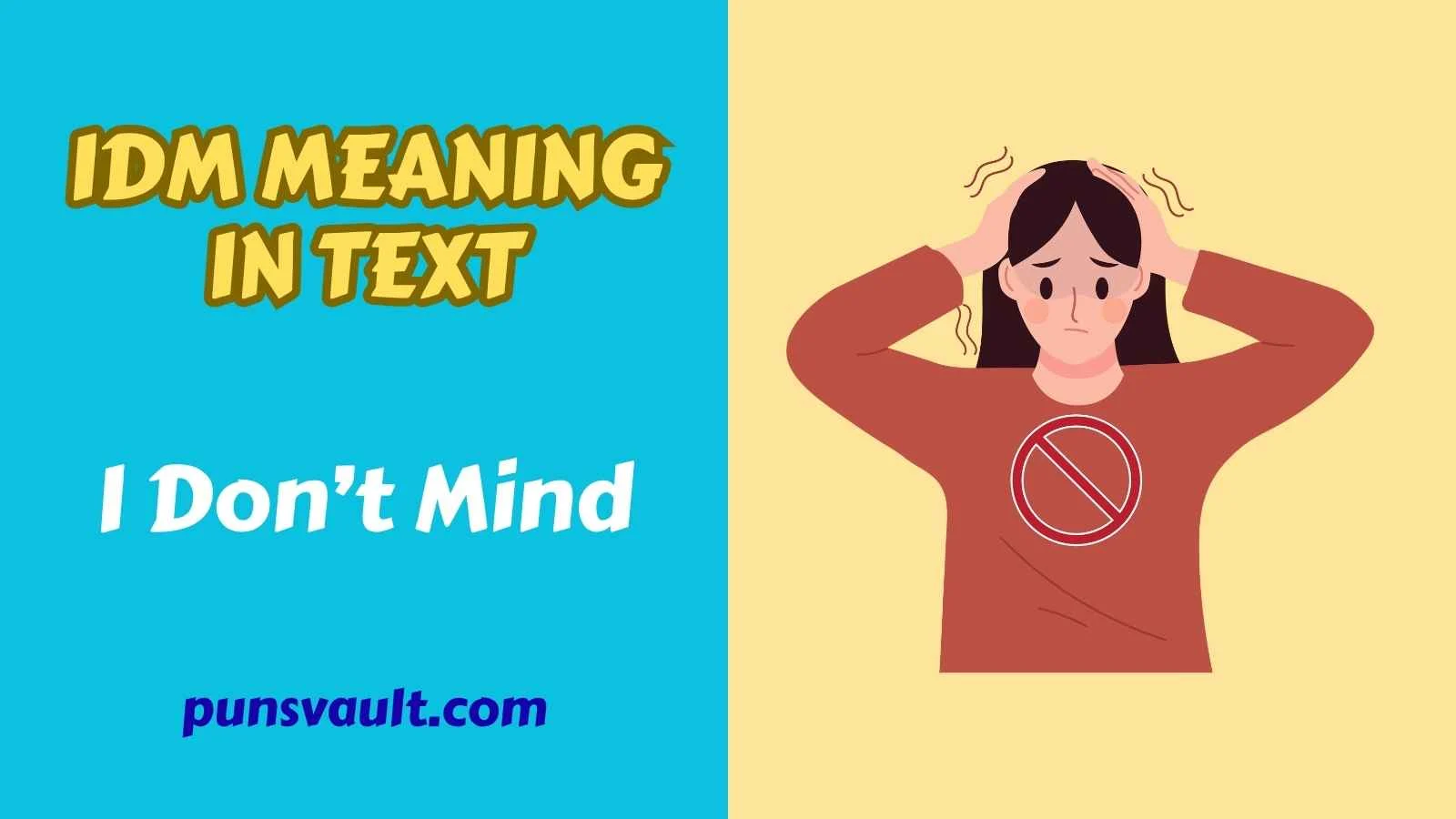 IDM Meaning in Text