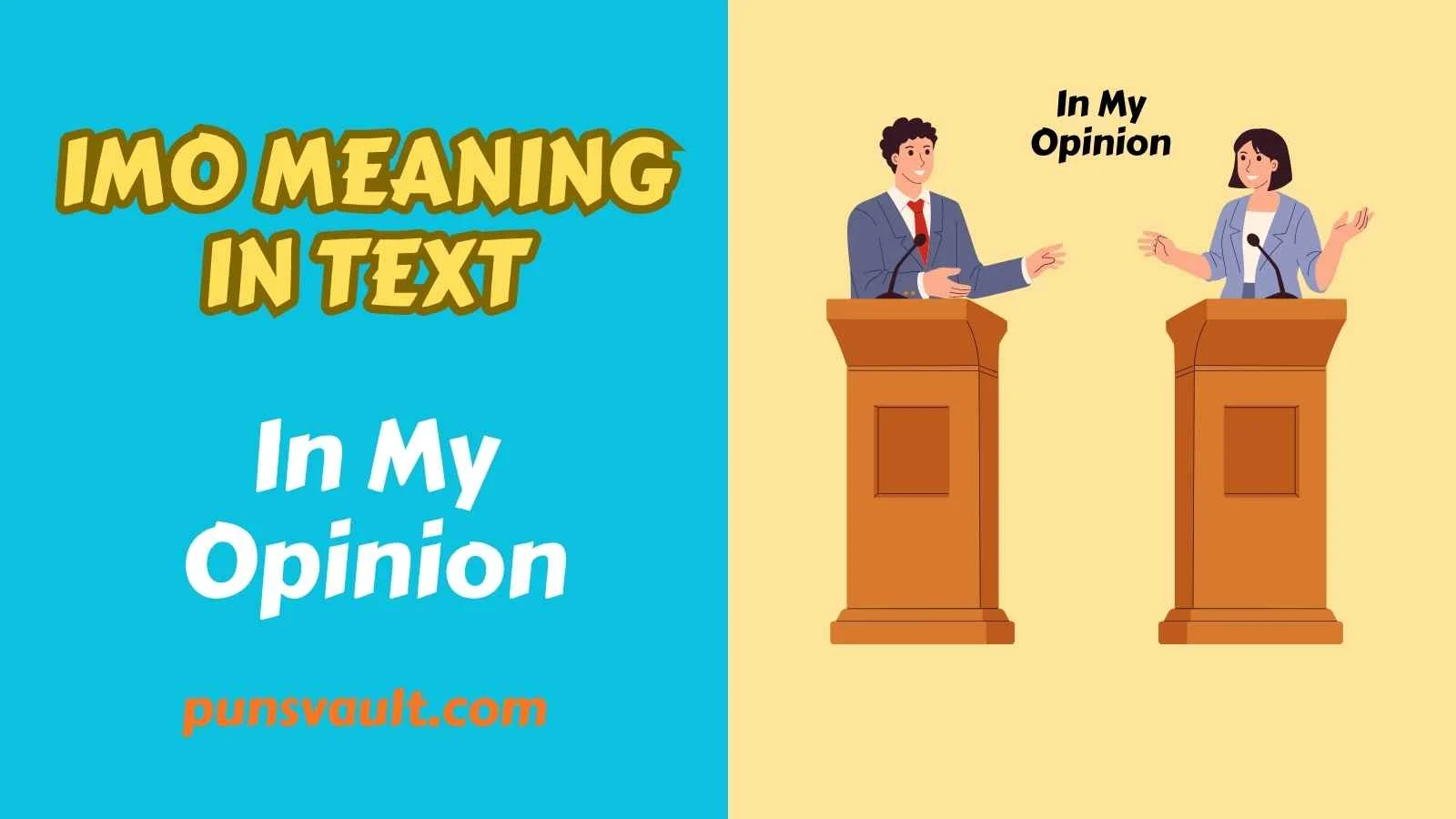 IMO Meaning in Text