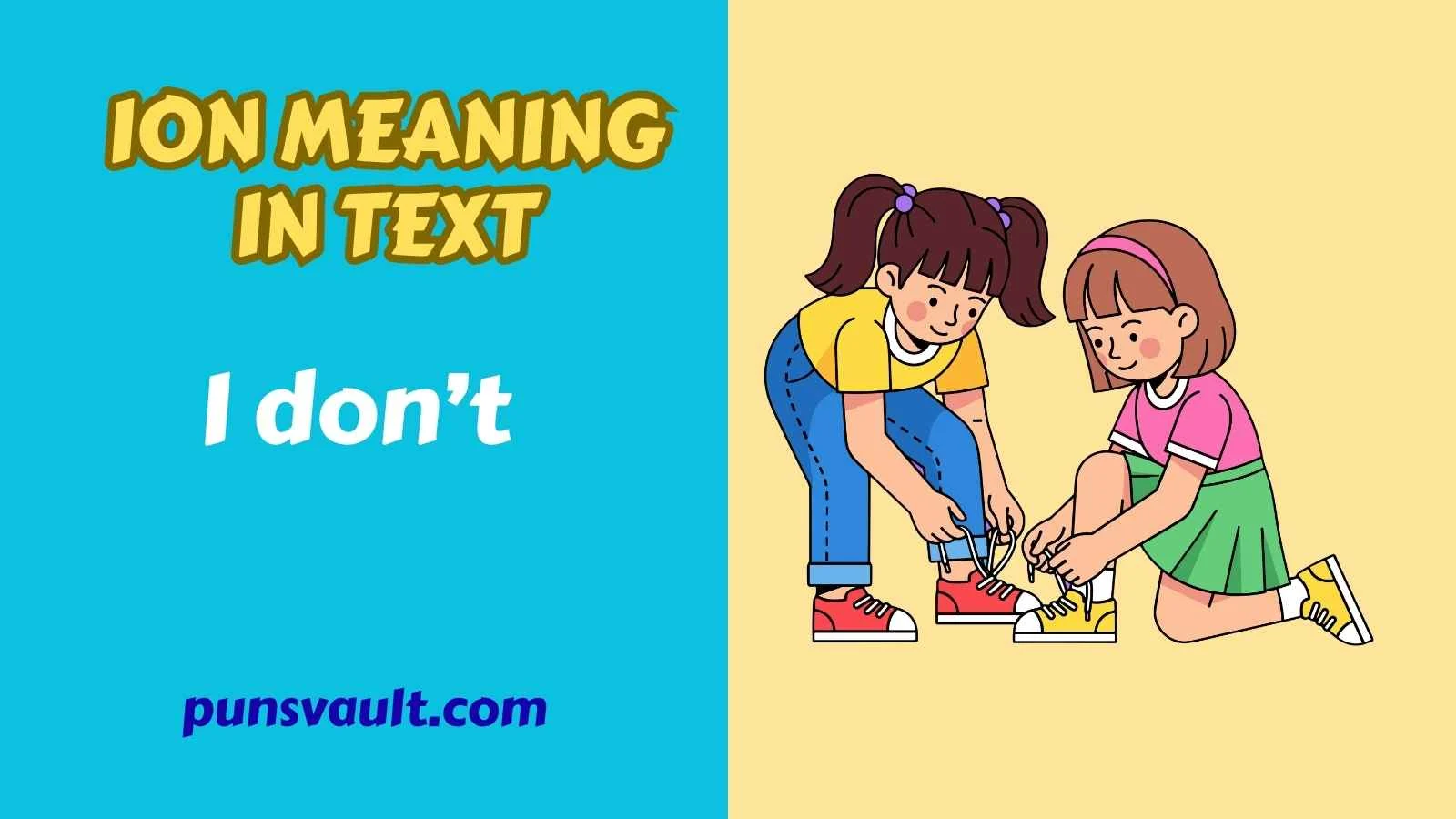 Ion Meaning in Text