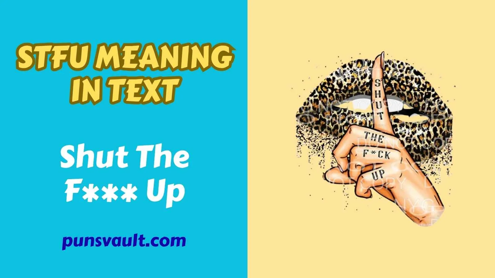 STFU Meaning in Text