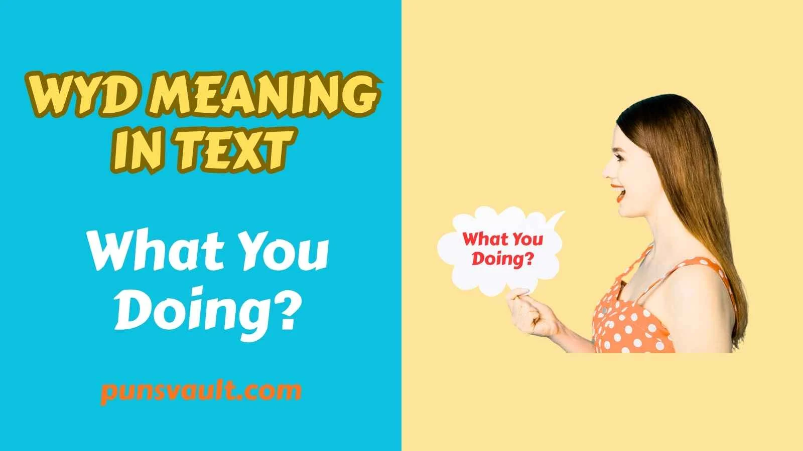WYD Meaning in Text