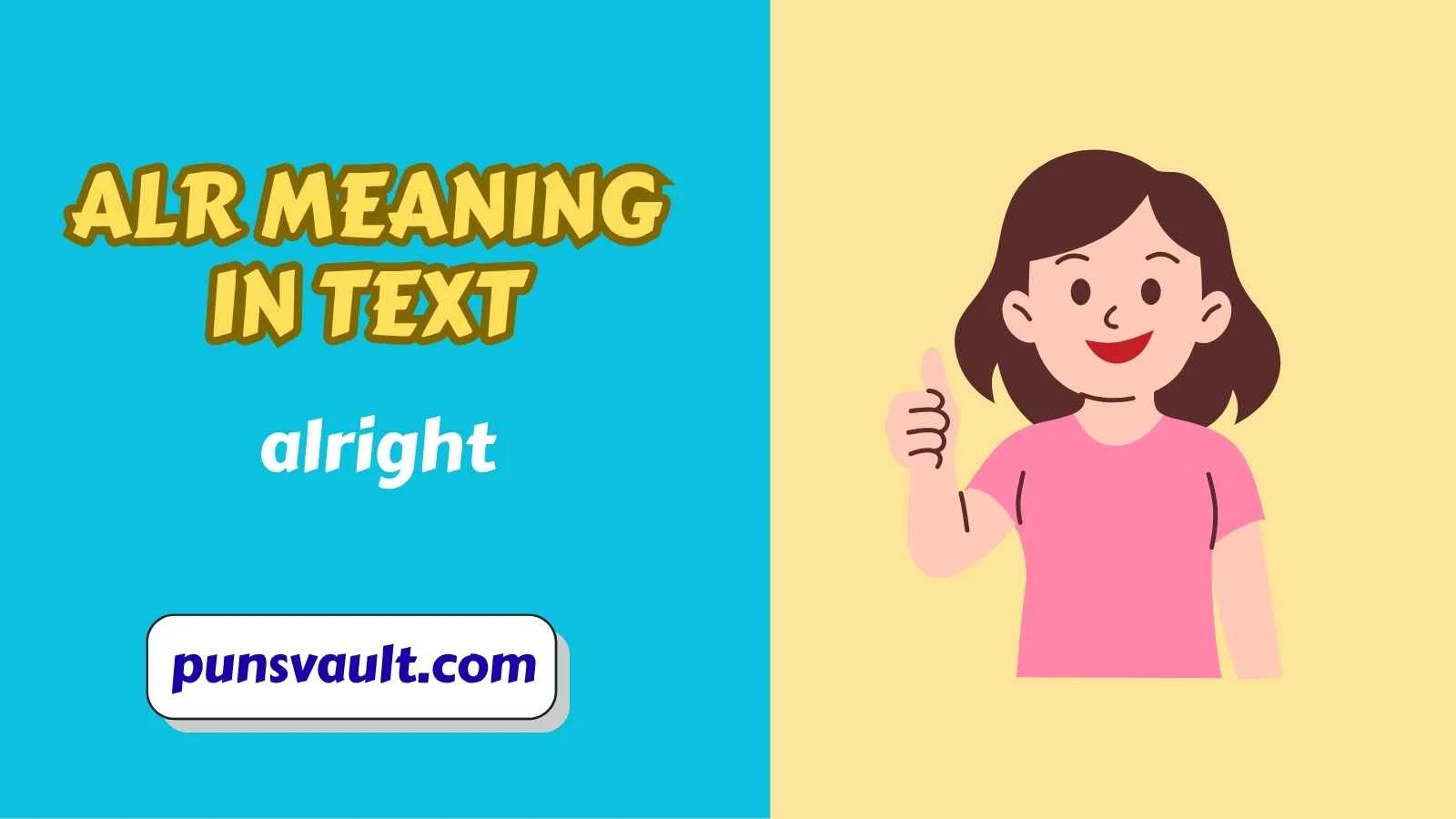 ALR Meaning in Text