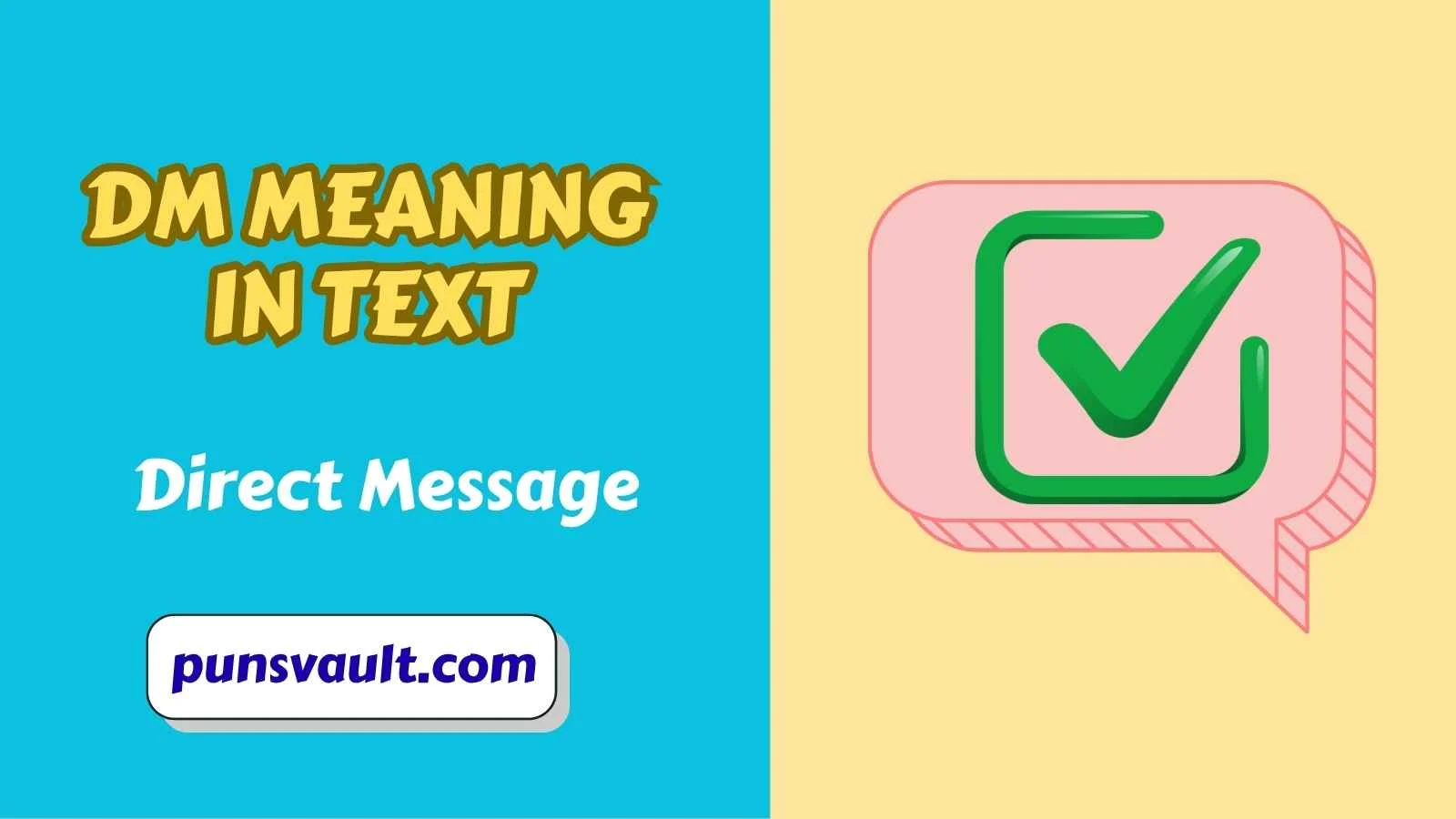DM Meaning in Text