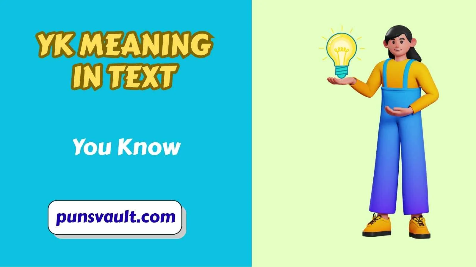 YK Meaning in Text