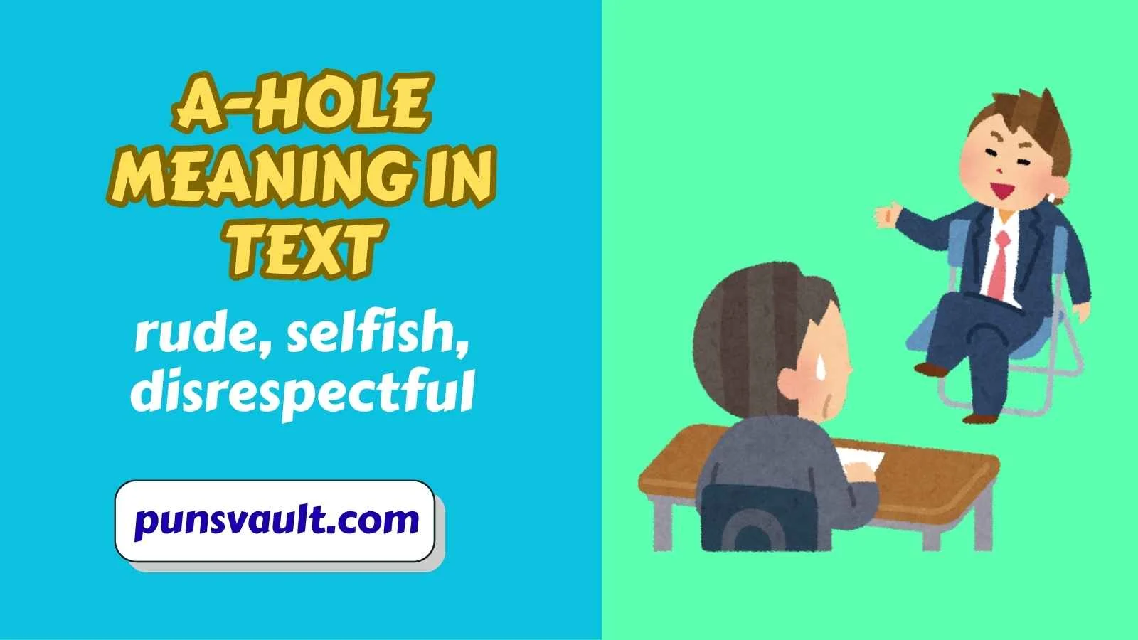 A-Hole Meaning in Text
