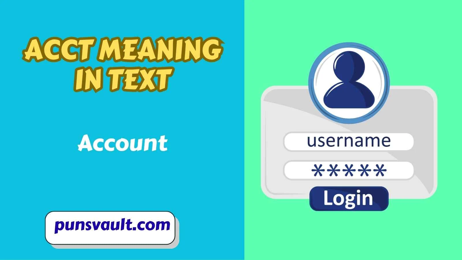 ACCT Meaning in Text